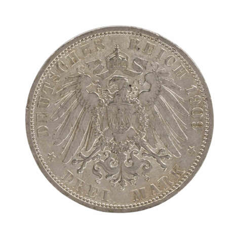 Deutsches Kaiserreich /SILBER - Reuss älterer Linie, Heinrich XXIV, Jaeger 119 - фото 2