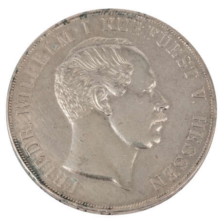 1 x Kurfürstentum Hessen - Doppelter Vereinstaler 1855, Friedrich Wilhelm I., - photo 1