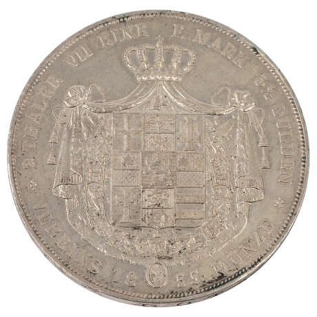 1 x Kurfürstentum Hessen - Doppelter Vereinstaler 1855, Friedrich Wilhelm I., - photo 2