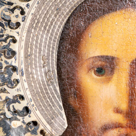 Silberoklad-Ikone des Christus Pantokrator - photo 3
