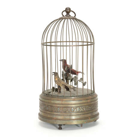Singvogel-Automat als Käfig mit 2 Vögeln - фото 2