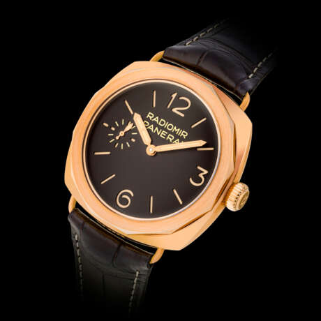 PANERAI, REF. PAM00522, LIMITED EDITION OF 100 PIECES, 18K PINK GOLD, RADIOMIR ORO ROSSO WITH MINERVA BASED MOVEMENT - photo 1