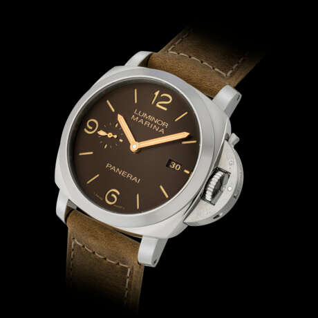 PANERAI, REF. PAM00608, MADE TO COMMERORATE THE REOPENING OF CANTON ROAD BOUTIQUE IN HONG KONG, LUMINOR MARINA 1950 3 DAYS AUTOMATIC ACCIAIO - Foto 1