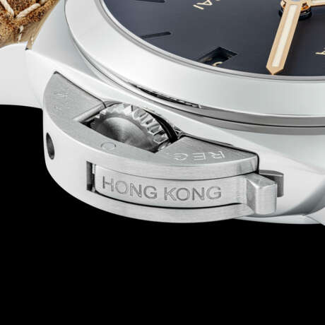 PANERAI, REF. PAM00608, MADE TO COMMERORATE THE REOPENING OF CANTON ROAD BOUTIQUE IN HONG KONG, LUMINOR MARINA 1950 3 DAYS AUTOMATIC ACCIAIO - Foto 4