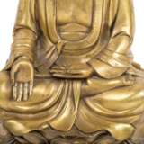 3 Buddha-Darstellungen aus Messing. TIBETO-CHINESISCH. - photo 8