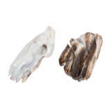 2 Gelehrtensteine aus Chalzedon (Mineral). CHINA, - photo 6