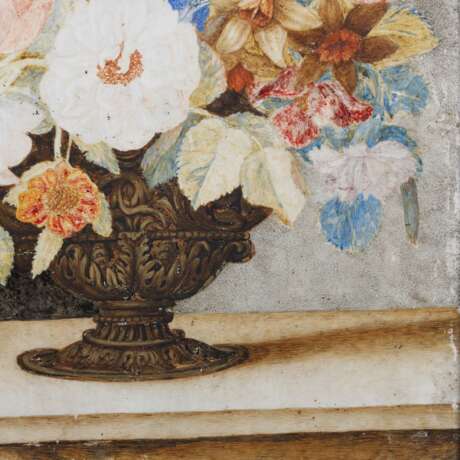 MONFORT, OCTAVIANUS (1646-1696), "Blumenbouquet in Kratervase", - Foto 6