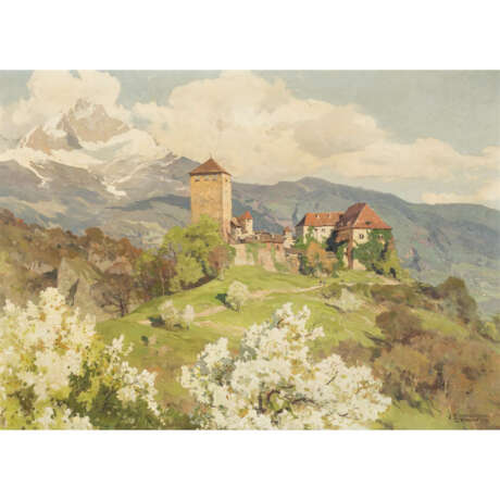 COMPTON, EDWARD HARRISON (1881-1960), "Schloss Tirol", - Foto 1
