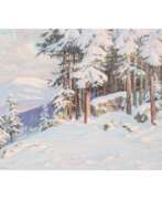 Пол Вайманн. WEIMANN, PAUL, zugeschrieben (1867-c.1945), "Riesengebirge im Schnee",