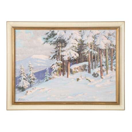 WEIMANN, PAUL, zugeschrieben (1867-c.1945), "Riesengebirge im Schnee", - фото 2