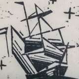 FEININGER, LYONEL (1871-1956), "Segelschiff mit drei Sternen", - Foto 4