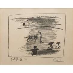 PICASSO, PABLO (1881-1973), "Les Banderilles" aus dem Zyklus "A los Torros avec Picasso",