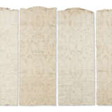 FOUR CHINESE EXPORT PAINTED SILK PANELS - photo 4