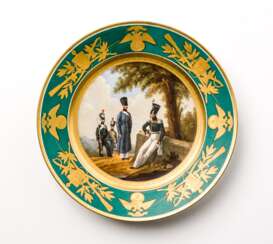 Military Porcelain Plate