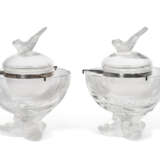 A PAIR OF LALIQUE COLORLESS AND FROSTED GLASS 'IGOR' CAVIAR SERVERS - photo 3