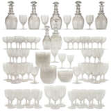 AN ENGLISH ETCHED GLASS PART STEMWARE SERVICE - photo 1