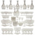 AN ENGLISH ETCHED GLASS PART STEMWARE SERVICE - Аукционные цены