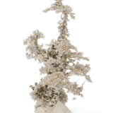 A ROCK CRYSTAL AND BEADED GLASS TREE-FORM TABLE ORNAMENT - photo 4