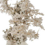 A ROCK CRYSTAL AND BEADED GLASS TREE-FORM TABLE ORNAMENT - photo 5