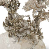 A ROCK CRYSTAL AND BEADED GLASS TREE-FORM TABLE ORNAMENT - photo 6