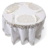A SUITE OF CUTWORK EMBROIDERED TABLE LINENS - фото 1