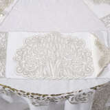 A SUITE OF CUTWORK EMBROIDERED TABLE LINENS - photo 2