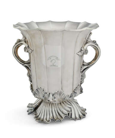 A SHEFFIELD-PLATED TWO-HANDLED WINE COOLER - photo 2