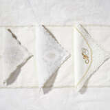 A SUITE OF EMBROIDERED TABLE LINENS - photo 1