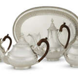 A PORTUGUESE SILVER FOUR-PIECE TEA AND COFFEE SERVICE AND SIMILAR TRAY - фото 1