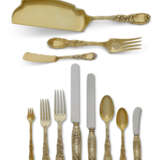 AN AMERICAN SILVER-GILT FLATWARE SERVICE - фото 1