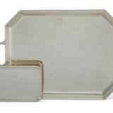 A SILVER TWO-HANDLED TRAY - photo 1