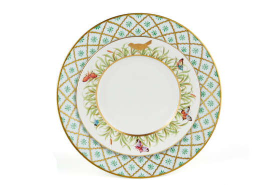 FORTY-SIX FRENCH (LE TALLEC) PORCELAIN PLATES - photo 1