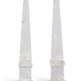 TWO ROCK CRYSTAL OBELISKS - photo 3