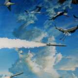 Peinture, picture «Ukrainian sky 2022», Huile sur toile, Réalisme, Historique, Ukraine, 2022 - photo 2