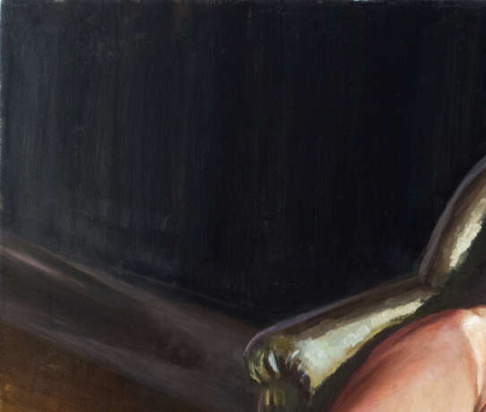 Design Gemälde, Gemälde, Ölgemälde „Обнаженная в кресле“, Leinwand, Öl, Realismus, Genre Nude, Russland, 2022 - Foto 2