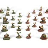 A COMPLETE SET OF GEM-SET GILT AND ENAMELED CHESS PIECES - photo 1