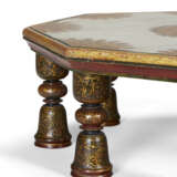 A PARCEL-GILT WHITE MARBLE AND GILTWOOD STAND - фото 4