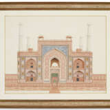 FIVE LARGE MUGHAL ARCHITECTURAL STUDIES - photo 3