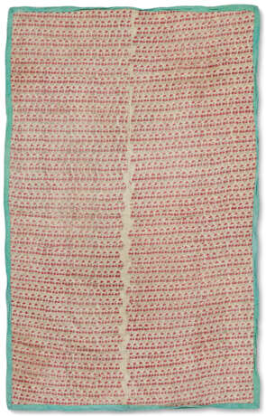 A CENTRAL ASIAN SILK AND COTTON IKAT HANGING - photo 2