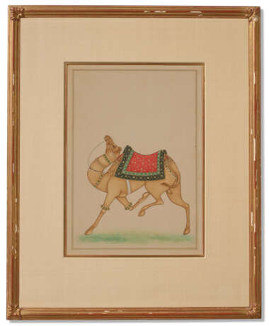 SIX PAINTINGS OF ELEPHANTS, HORSES AND CAMELS - photo 3