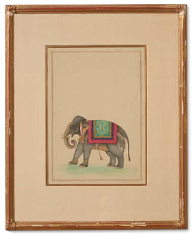 SIX PAINTINGS OF ELEPHANTS, HORSES AND CAMELS - фото 4