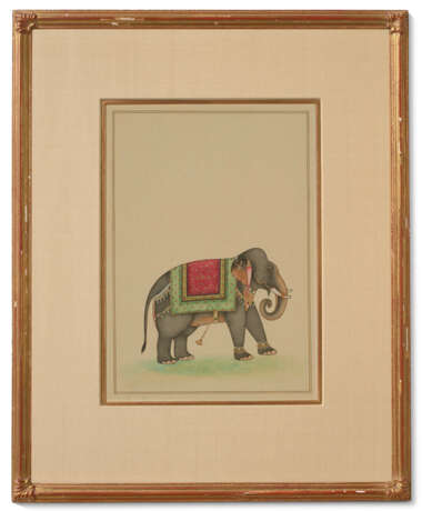 SIX PAINTINGS OF ELEPHANTS, HORSES AND CAMELS - photo 6