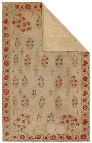 A CENTRAL ASIAN EMBROIDERED COTTON PANEL - photo 3