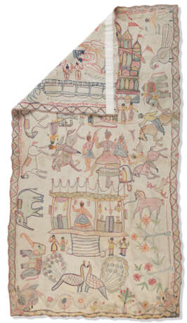 AN INDIAN EMBROIDERED KANTHA - photo 3