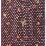 A CENTRAL ASIAN EMBROIDERED SILK IKAT SUSANI - photo 1