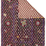 A CENTRAL ASIAN EMBROIDERED SILK IKAT SUSANI - фото 2