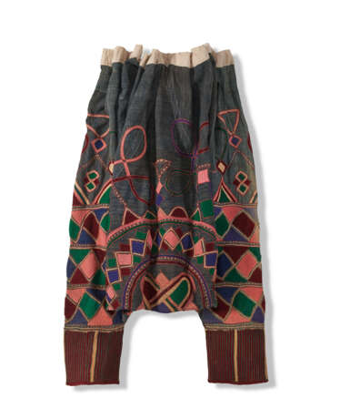 A PAIR OF EMROIDERED MEN'S PANTS, HAUSA - photo 1