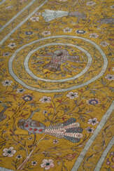 AN INDO-PORTUGUESE EMBROIDERED FLOOR SPREAD