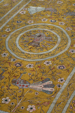 AN INDO-PORTUGUESE EMBROIDERED FLOOR SPREAD - photo 1