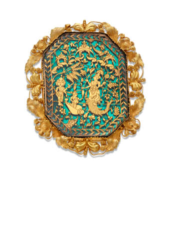 A GROUP OF INDIAN ENAMEL JEWELRY - фото 11
